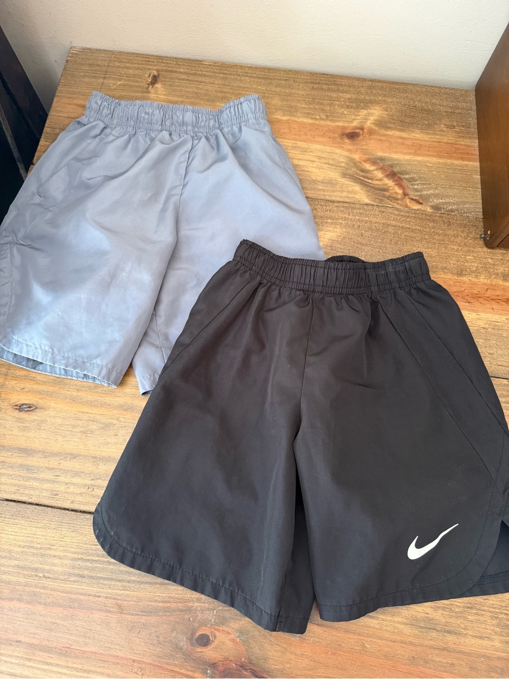 Nike Kids Black & Gray Dri-Fit Athletic Shorts, Boys Size 6, Nike Bundle